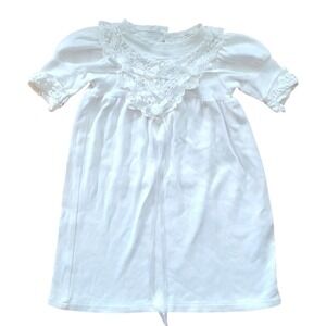 White Christening‎ or Baptism Lace Dress Size 0-3M